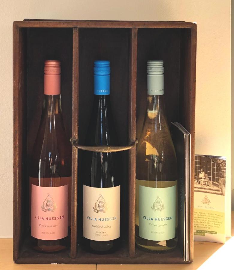 Ferienwohnung Weingut Villa Huesgen Am Moenchhof ทราเบิน-ทราร์บาค ภายนอก รูปภาพ